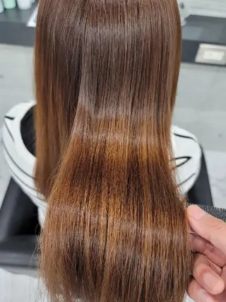 ロング パーマ カラー Endearing所属・❇️安達 優心❇️ 髪質改善/艶髪特化のヘアスタイル