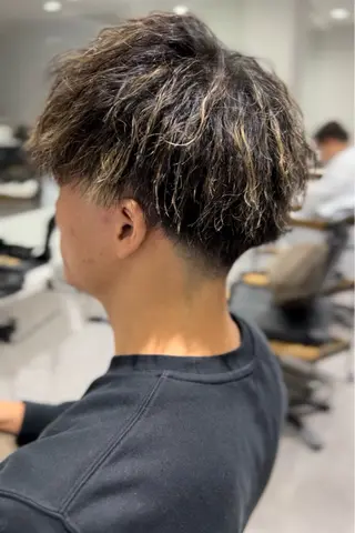 ショート カラー メンズ hair room a-to所属・前出 福生のヘアスタイル