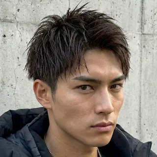 ショート メンズ メンズサロンHEADSTOCK大和八木店所属・メンズカット/メンズ パーマ/TOMOのヘアスタイル