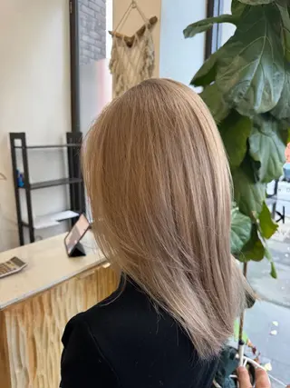 セミロング 大佐古 陣冶のヘアスタイル