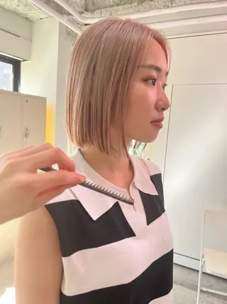 ショート カラー トレンドボブ /ミリヤのヘアスタイル