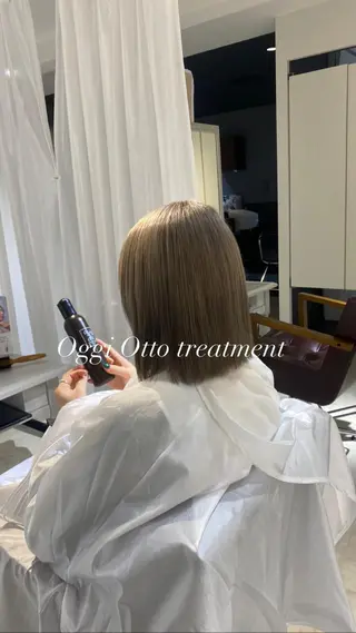 カラー 縮毛矯正とレイヤー カット/杉村凜汰郎のヘアスタイル