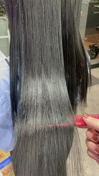 ミディアム 透明感カラー特化/ 顔まわり特化/辻部のヘアスタイル