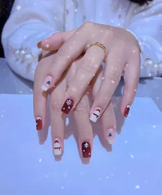 ネイル 花花 ネイルサロンのネイルデザイン