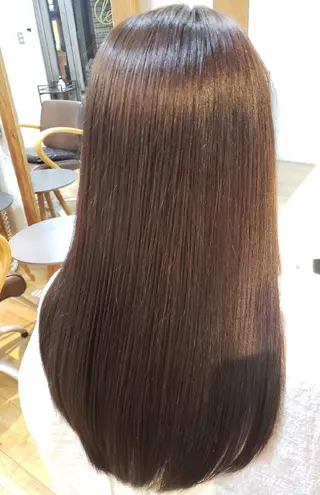 ロング カラー 長岡 健一のヘアスタイル