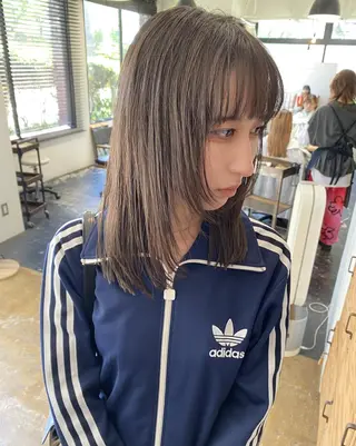 ミディアム en:s【新潟万代】 🌈川瀬瑠那のヘアスタイル