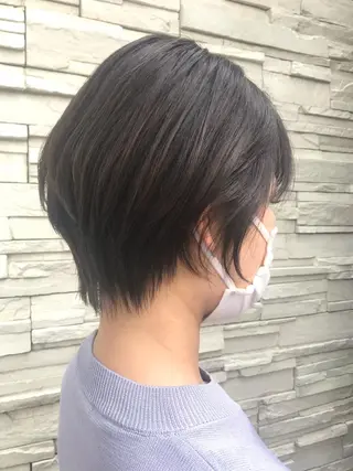 ショート 透明感カラーブリーチ 🌼シゲモトアヤ🌼のヘアスタイル