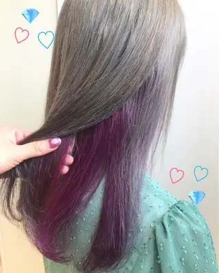 ミディアム カラー EMANON新宿東口所属・新宿駅近♡個室 ♡関口三都季🌜のヘアスタイル
