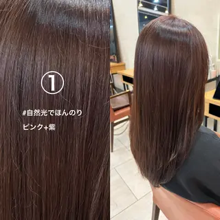 カラー ボブ/ミディアム 親しみやすさ/さくらのヘアスタイル