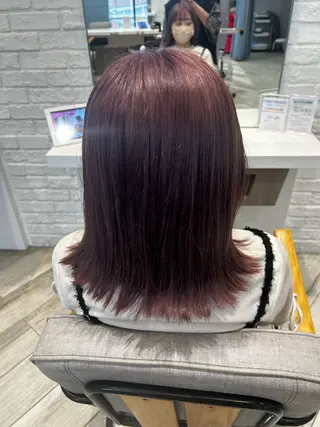 ミディアム カラー 🐟細屋 彩優音🐟のヘアスタイル