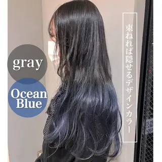 ロング カラー 圧倒的透明感カラー nana🦕のヘアスタイル