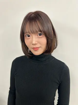 ミディアム カラー 大阪梅田/ イマムラミヅキのヘアスタイル