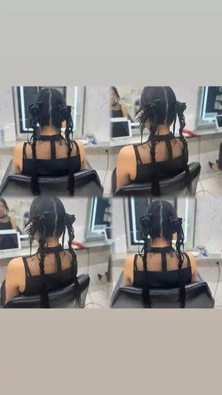 ロング ヘアアレンジ JPCY MIRIYAのヘアスタイル