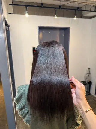 ミディアム 縮毛矯正/レイヤー カット⭐️SHOTAのヘアスタイル