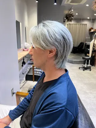 メンズ 🫧三浦 未流/ ボブ/イヤリングのヘアスタイル