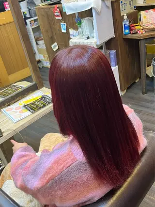 セミロング カラー エクステ/ブリーチ / Hayatoのヘアスタイル