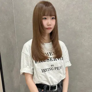 ロング カラー はちすか るかのヘアスタイル