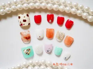 ネイル ネイルサロン・ネイルスクール　たゆnail所属・ネイルサロン 【たゆnail】のネイルデザイン