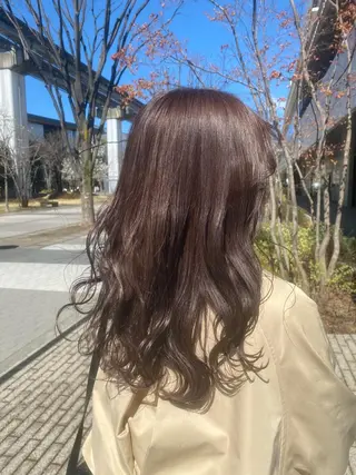 ロング カラー ヘアアレンジ 加藤 愛実のヘアスタイル
