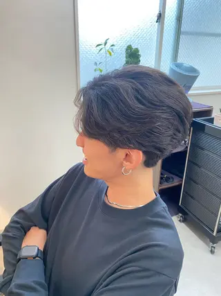 パーマ 韓国メンズヘア千葉駅 矯正パーマ/橋本のヘアスタイル