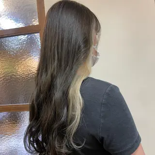 ロング カラー NiCHE avenir吉祥寺所属・💜カラー/縮毛矯正 /NARUKA💜のヘアスタイル