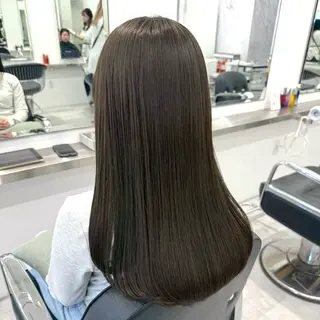 ロング カラー Parve Mix 森 美遥🇰🇷🩶のヘアスタイル