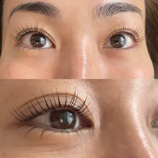 マツエク・マツパ Aim NAIL&EYELASH.BROW立花店所属・Aim立花店 Mihoのマツエク・マツパデザイン