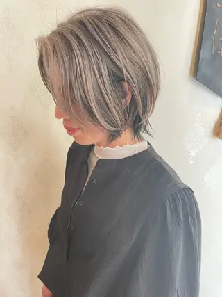 ミディアム カラー 鶴岡で縮毛矯正なら お任せ！ハヤシナオミのヘアスタイル