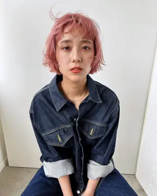 ショート カラー 原 瑞希のヘアスタイル