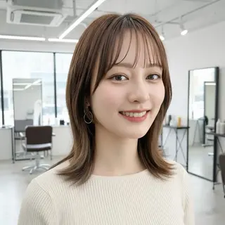 ミディアム 🩷🎀モデル募集 きらら🎀🩷のヘアスタイル