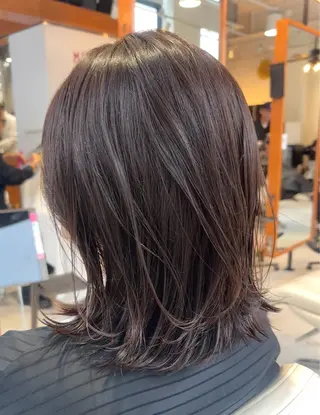 ミディアム 韓国風🦋🦋モテ ヘアMIKU/表参道のヘアスタイル