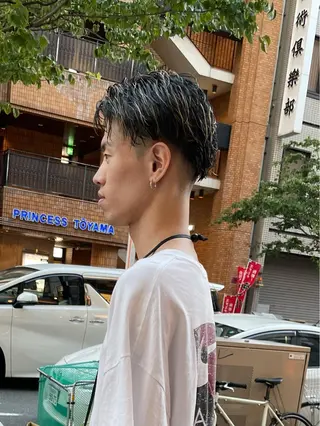 ショート カラー パーマ メンズ misch by urban所属・髪質改善ストレート KENTOのヘアスタイル