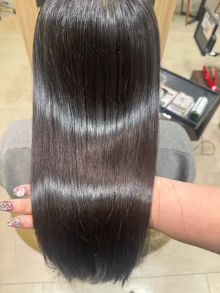 ロング みく♡ 縮毛モデル様募集中のヘアスタイル