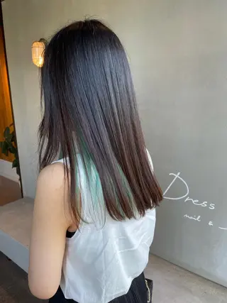 セミロング カットモデル募集 ロロネー三国のヘアスタイル