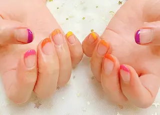 カラー 上福岡 らんらんのネイルデザイン