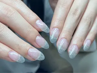 ネイル Kaka_ パラジェル、長さだしのネイルデザイン