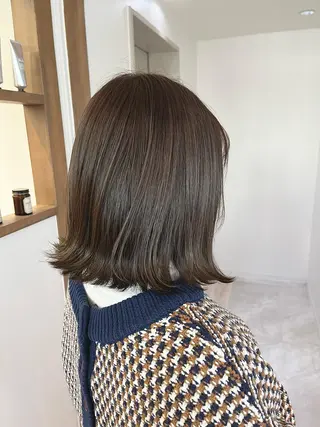 ミディアム カラー ヘアアレンジ 店長/ 加藤 流菜のヘアスタイル