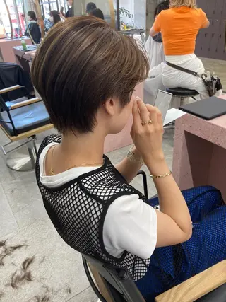 ショート カラー 小木曽智美 /ボブ/ショートのヘアスタイル