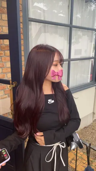 カラー 小野 楓未のヘアスタイル