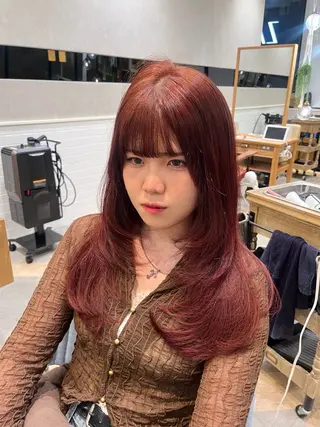 ロング 糠信 咲梨のヘアスタイル