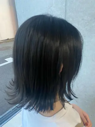 ミディアム FERIA池田 石田較貴のヘアスタイル