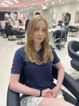 ロング メンズレディース お任せください伊織のヘアスタイル