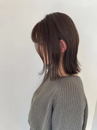 ミディアム カラー Batta所属・坂上 岳のヘアスタイル