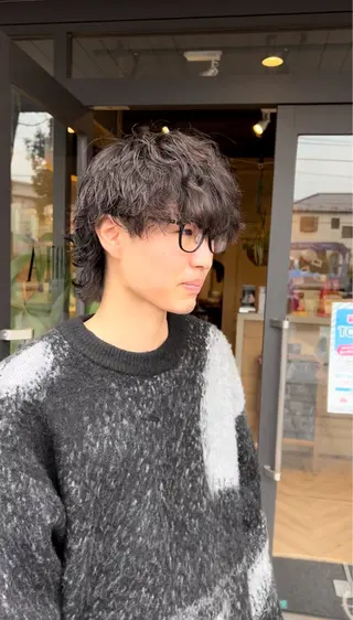 ショート パーマ メンズ メンズパーマ⚜️ 角花ひろゆきのヘアスタイル