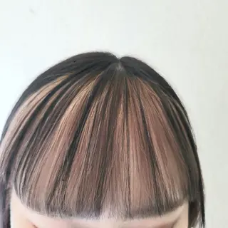 ミディアム 🇰🇷透明感×ハイ トーン🌟tomoのヘアスタイル