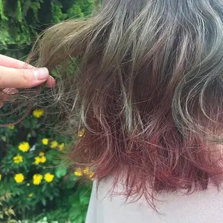 ミディアム カラー HairStoryかのわ所属・宇野  ひかりのヘアスタイル