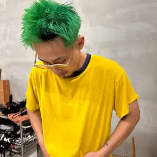 カラー メンズ rukia : パーマモデル様大募集のヘアスタイル