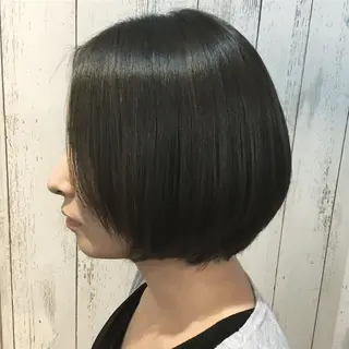 ミディアム カラー パーマ 金崎 新吾のヘアスタイル