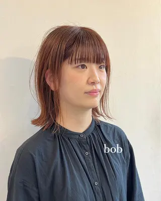 ミディアム カラー ELENA所属・ナチュラルなショート 北本空河のヘアスタイル