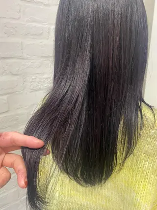 ロング カラー 森部 杏菜のヘアスタイル